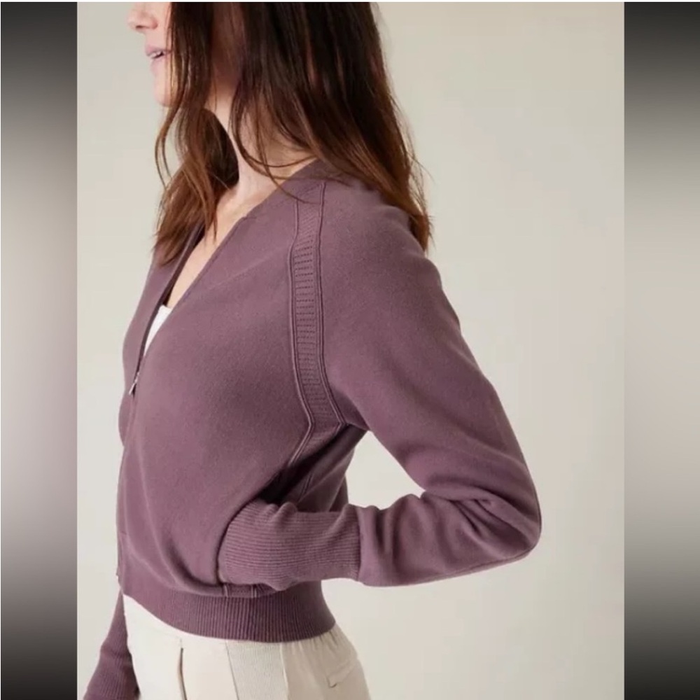Athleta zip up sweater